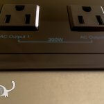 キャンプ場に電源を持ち出します。大容量のポータブル電源が便利！